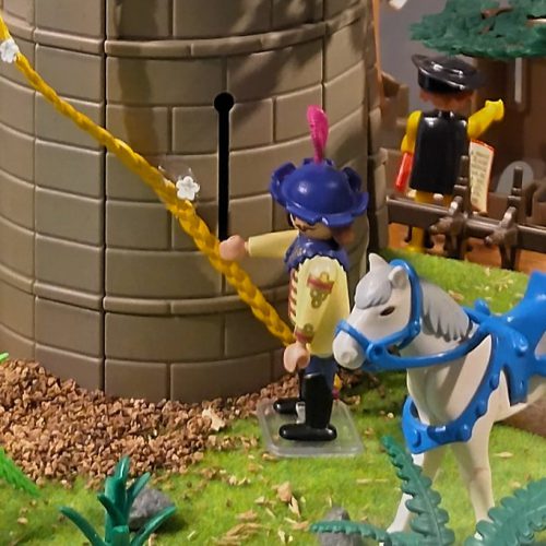 Der Königssohn klettert hinauf